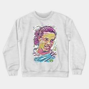 The Legend of Brasil - Abstract Portrait Crewneck Sweatshirt